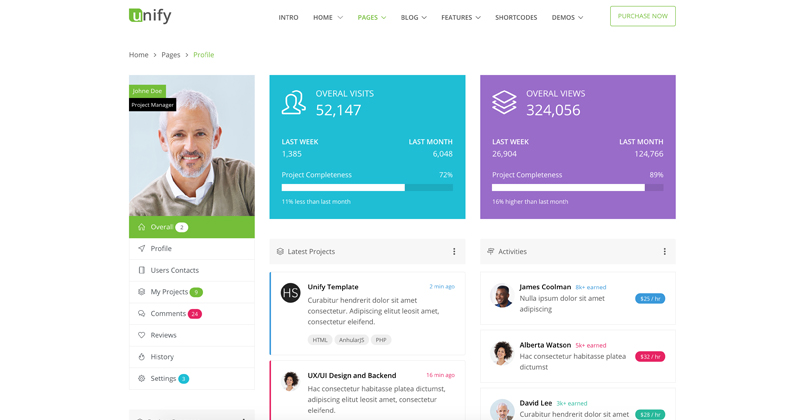 Profile Demo