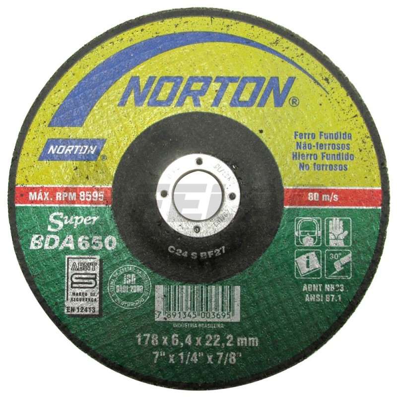 Disco de Desbaste Ferro / Refratario Disco de Desbaste Ferro / Refratario