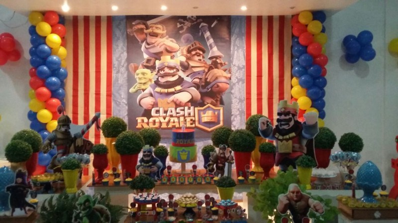 Foto Festa tema Clash Royale