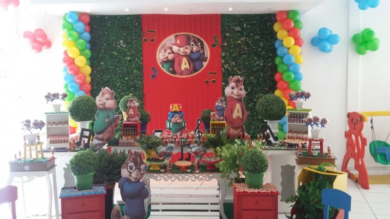 Foto Festa Tema Alvin e os Esquilos