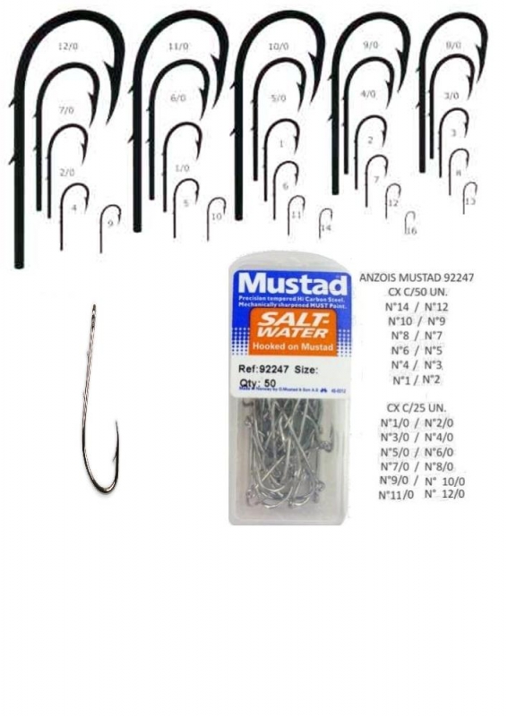 GANCI ESCA VIVA MUSTAD ULTRAPOINT 3/0 AD ANELLO - Foto 7