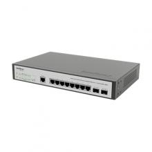 Switch 8 Portas 10/100/1000 + 2 SFP SG 1002 MR L2+ Intelbras Imagem de Switch 8 Portas 10/100/1000 + 2 SFP SG 1002 MR L2+ Intelbras