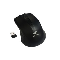 Mouse óptico Sem Fio 2.4ghz M-W20BK USB Preto - C3 Tech Imagem de Mouse óptico Sem Fio 2.4ghz M-W20BK USB Preto - C3 Tech