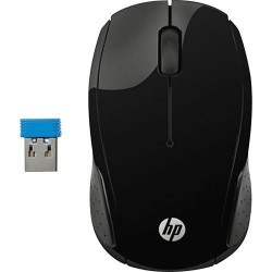 Mouse Óptico HP Sem Fio 2.4Ghz X200 Oman Preto Imagem de Mouse Óptico HP Sem Fio 2.4Ghz X200 Oman Preto