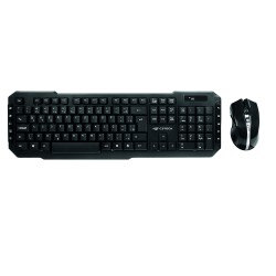 Teclado E Mouse Óptico 2.4Ghz Wireless K-W40Bk - C3 Tech Imagem de Teclado E Mouse Óptico 2.4Ghz Wireless K-W40Bk - C3 Tech