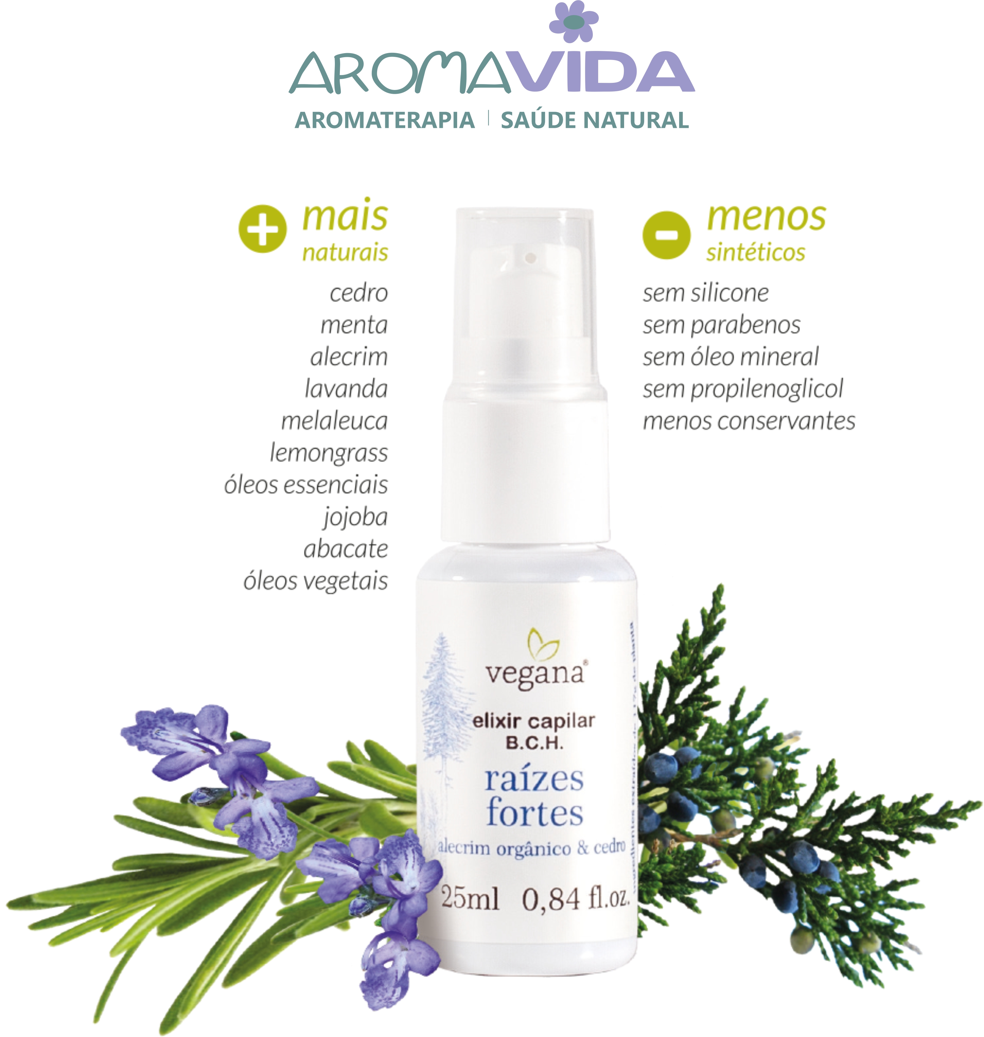 Imagem de Elixir Capilar B.C.H. Raízes Fortes - 25ml - Vegana Imagem de Elixir Capilar B.C.H. Raízes Fortes - 25ml - Vegana