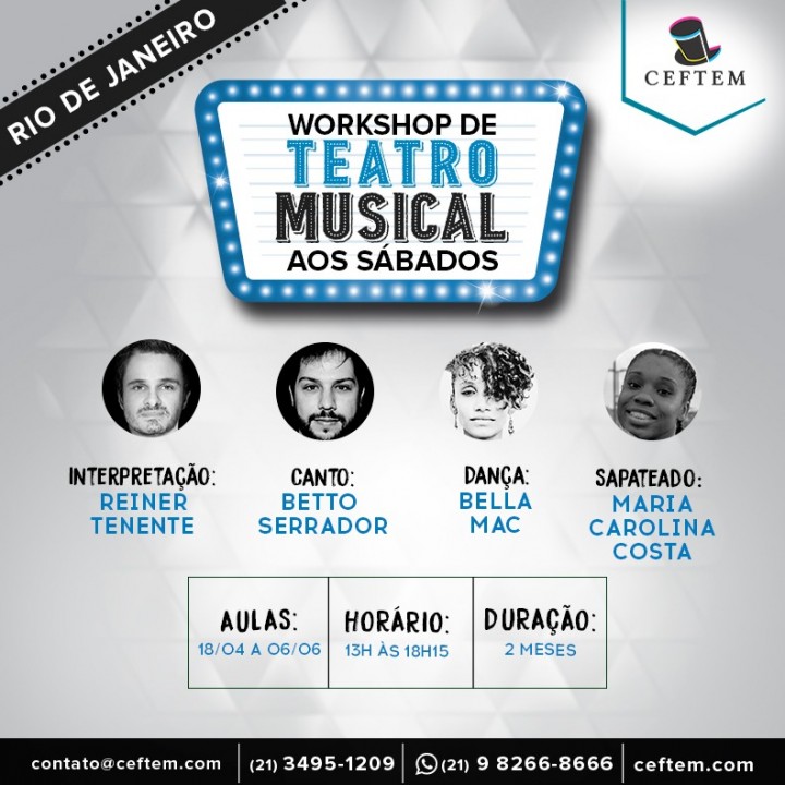Imagem para curso de Workshop Extensivo de Teatro Musical