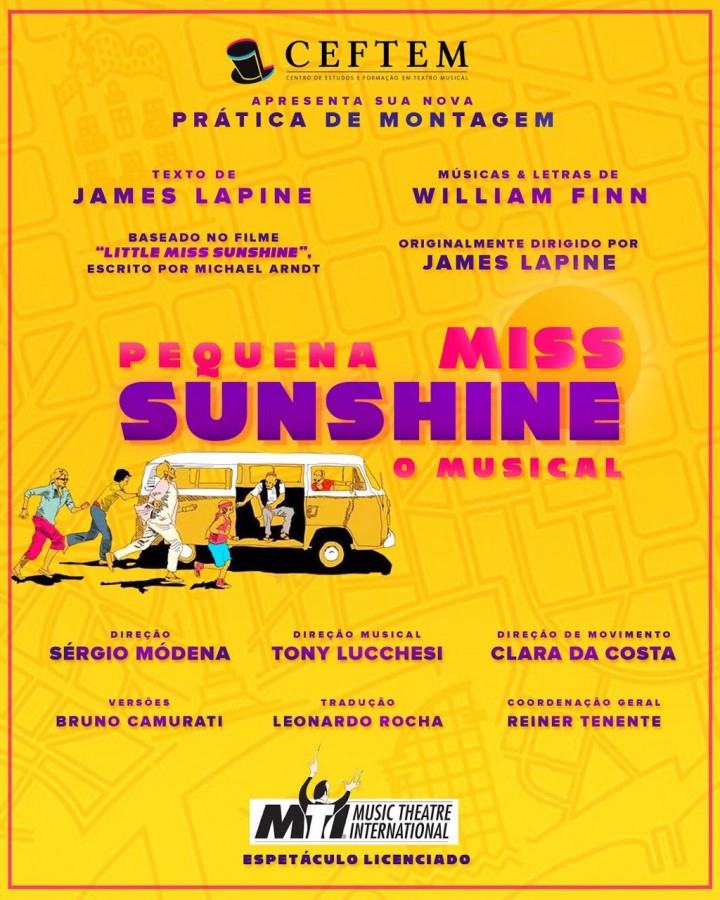 Imagem para curso de Pequena miss Sunshine - O Musical