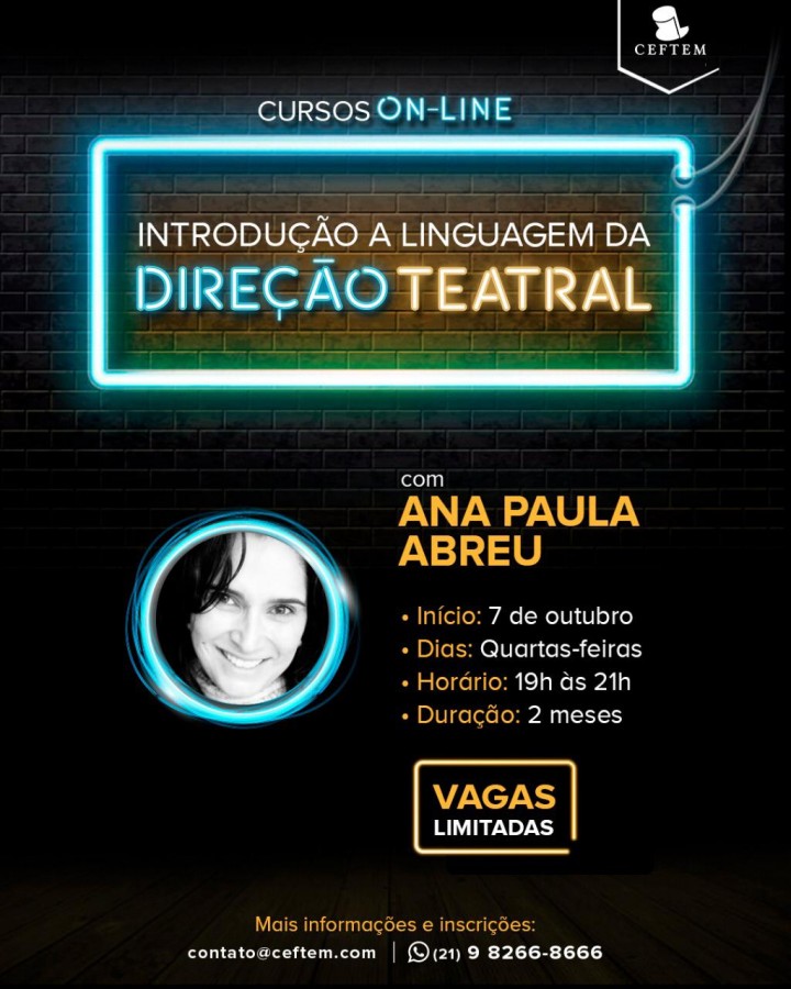 Imagem para curso de Introdução à Linguagem da Direção Teatral