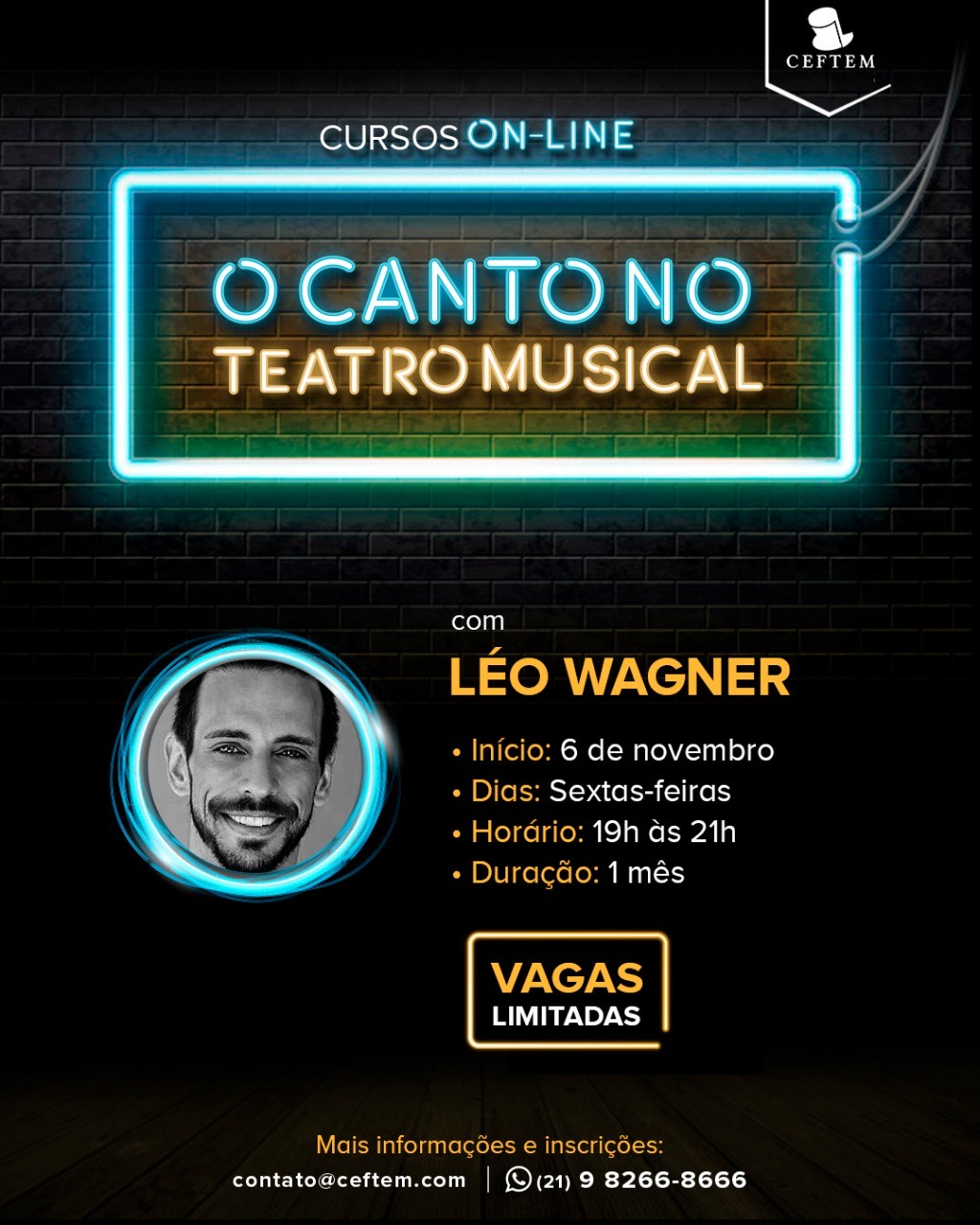 Imagem para curso de O Canto no Teatro Musical