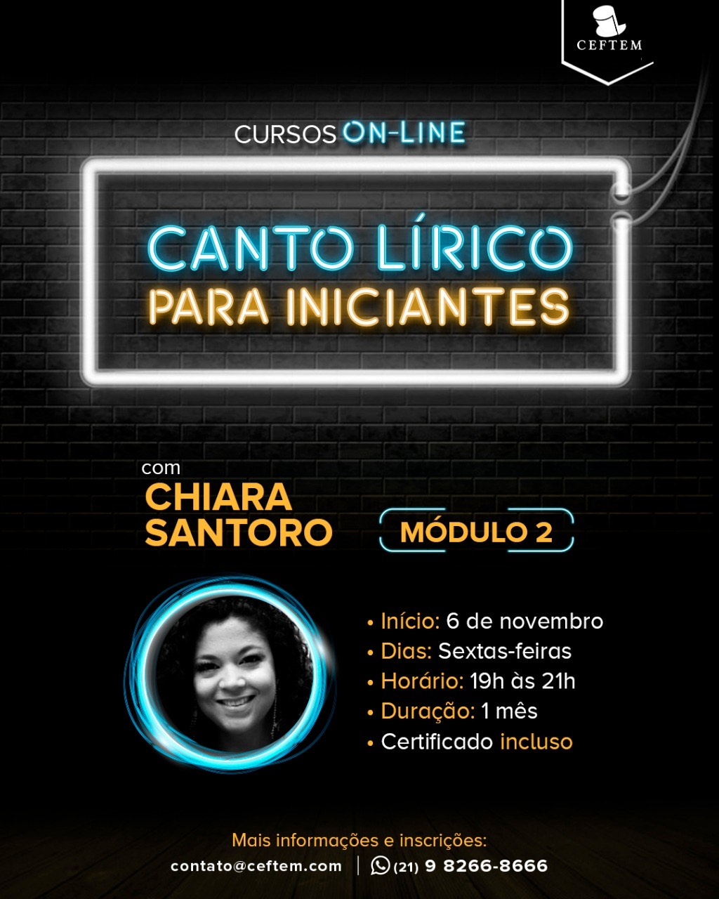 Imagem para curso de Canto Lírico Para Iniciantes - Módulo 2