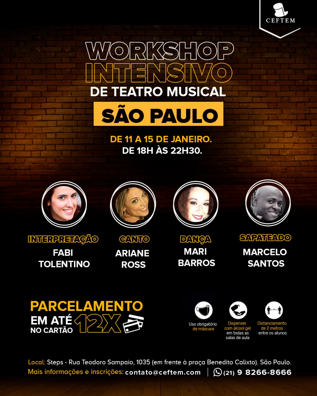 Imagem para curso de Workshop Intensivo de Teatro Musical - Adulto