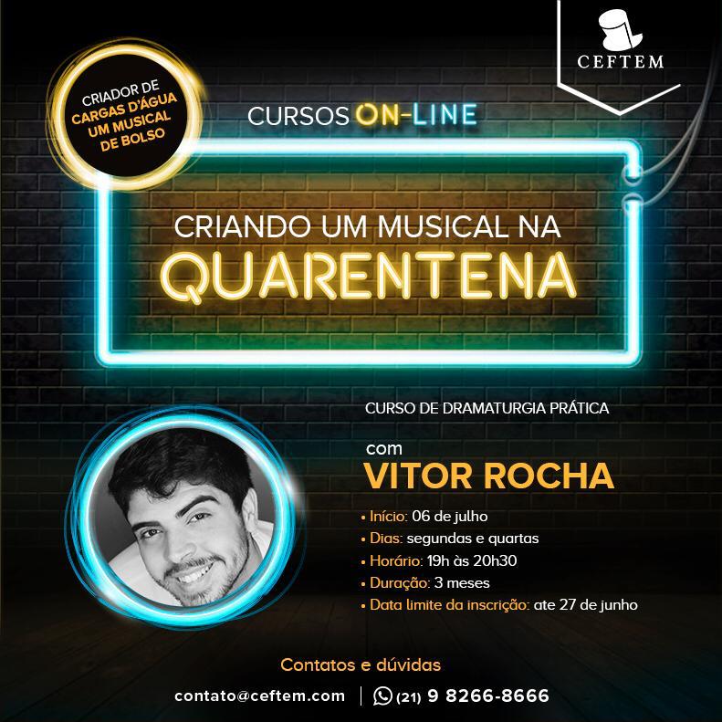 Imagem para curso de Criando um Musical na Quarentena – Curso de Dramaturgia Prática