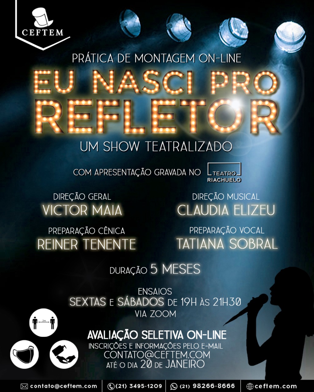 Imagem para curso de Eu Nasci Pro Refletor - Um Show Teatralizado Online