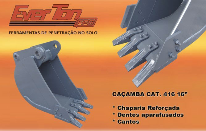 CAÇAMBAS PARA RETROESCAVADEIRAS Imagem de CAÇAMBAS PARA RETROESCAVADEIRAS