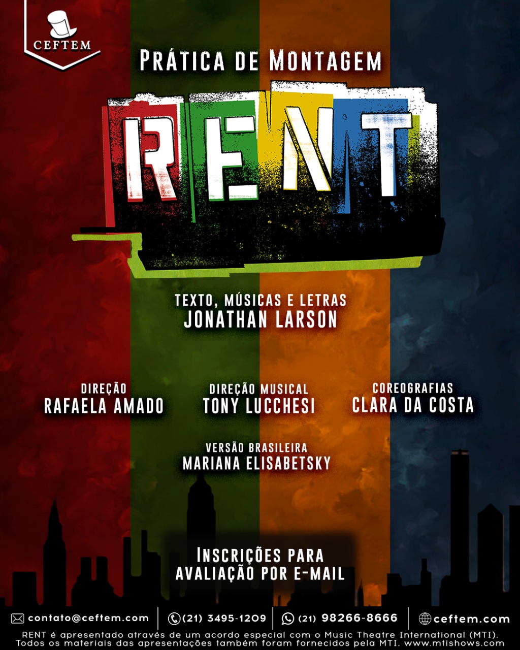 Imagem para curso de RENT - O Musical