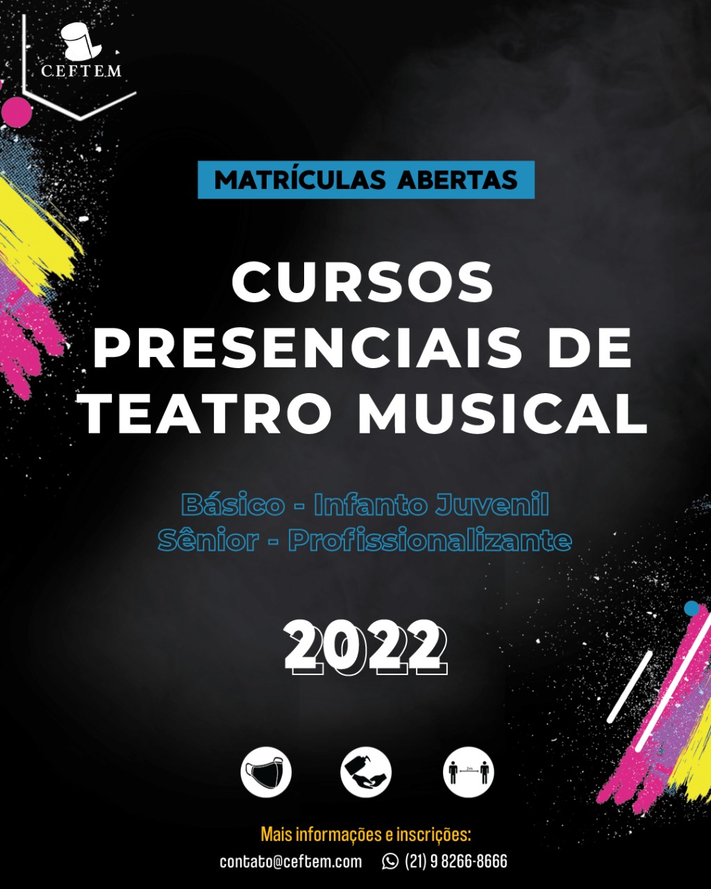 Ícone Notícia Cursos de Teatro Musical 2022 - Matrículas Abertas