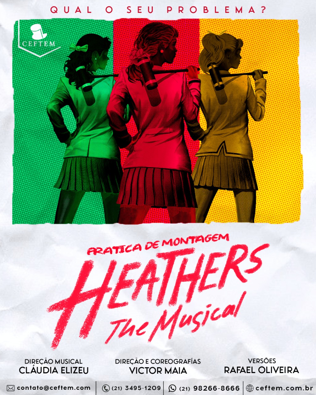 Ícone Notícia Heathers - O Musical - Inscreva-se Para a Avaliação Seletiva