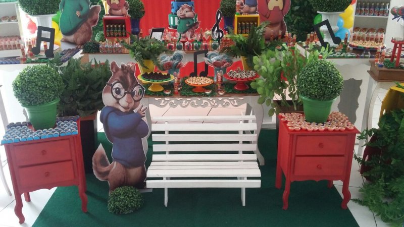 Foto Festa Tema Alvin e os Esquilos