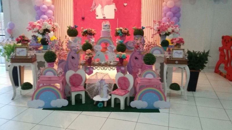 Foto Festa Tema Unicórnio