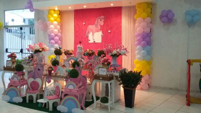Foto Festa Tema Unicórnio